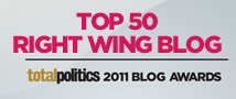 Top 50 Right Wing Blog - Total Politics Blog Awards 2011