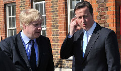 Boris Johnson & David Cameron Boris Johnson & David Cameron